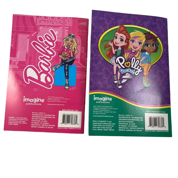 Barbie and Polly Pocket maze books. 22 maze puzzle with a plastic maze included - Picture 3 of 3